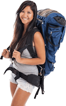 Backpacker women